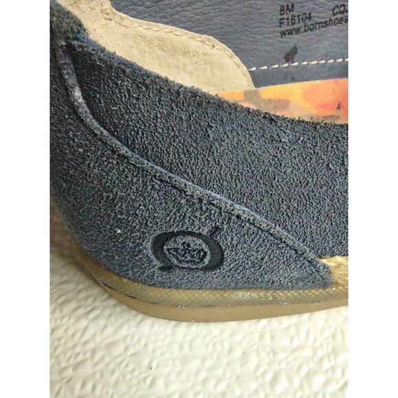 BORN Blue Suede Leather Capela Sneakers Size 8M - Picture 2 of 16